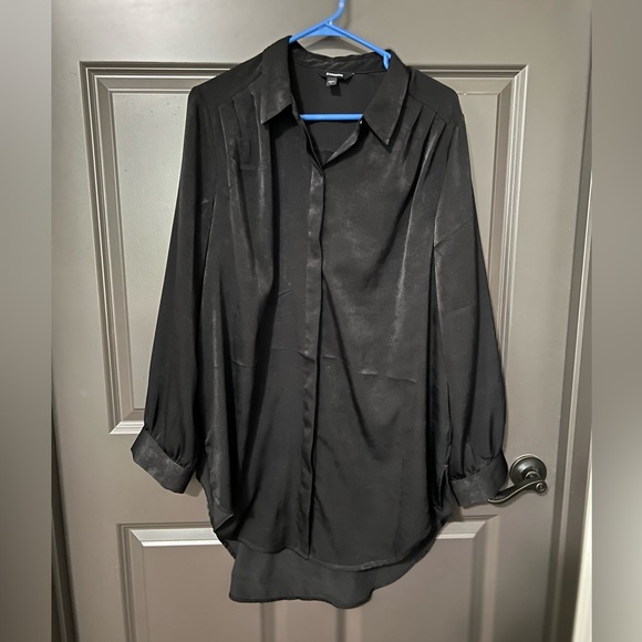 Express Tops - Black Blouse